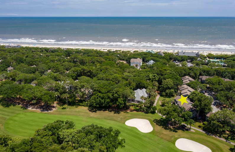Aerial View of Villa