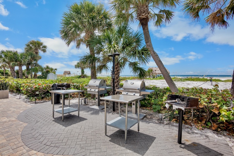 BBQ grilling area