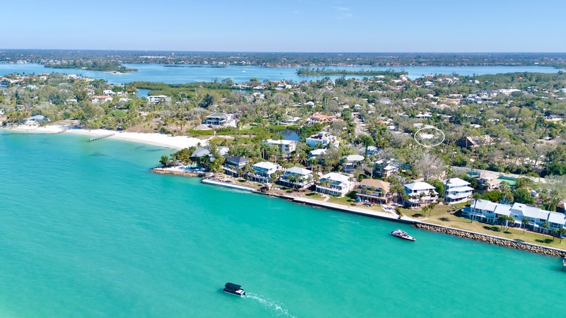 Aeral View of home from the Gulf!