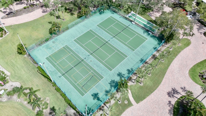 Shared Tennis and Pickleball Courts
