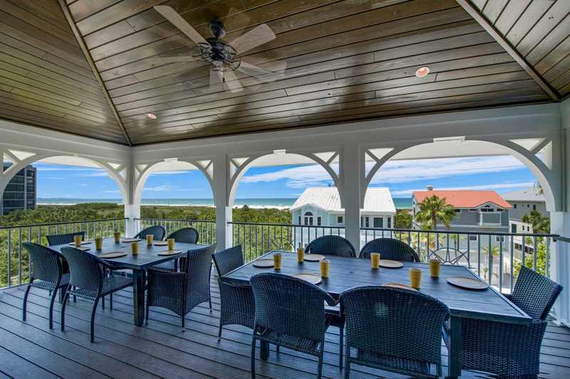 Balcony off Living Room - Dining for 12 with this View