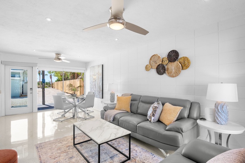 Unit A, Living and Dining Area