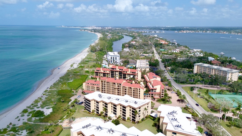 Aerial View Tortuga Unit 406