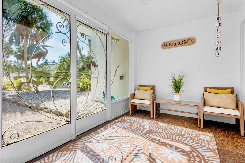 Welcoming main entrance