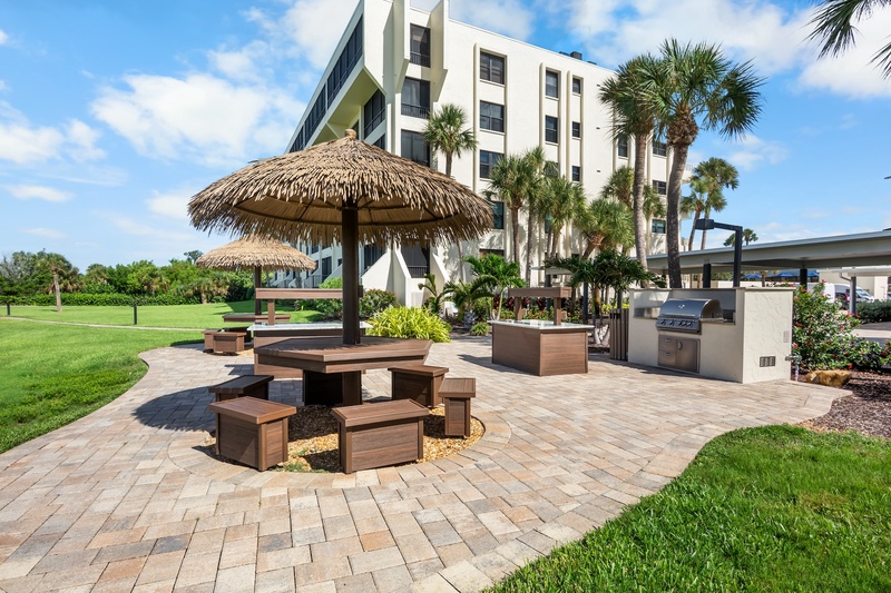 Gulf and Bay Cub BBQ Grilling Area by Building E
