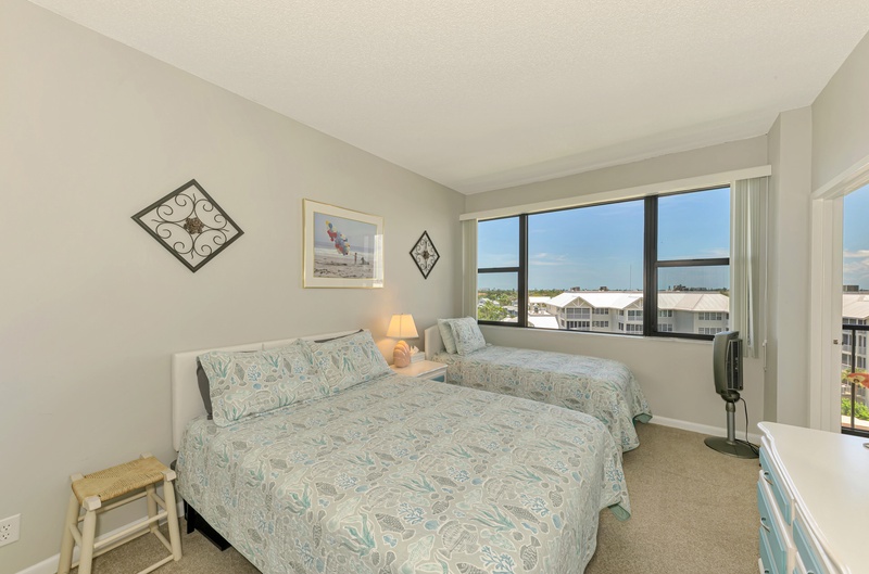 Second Bedroom, Queen and Twin beds