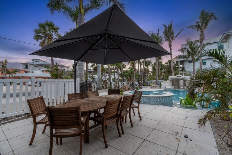 Poolside Dining Area