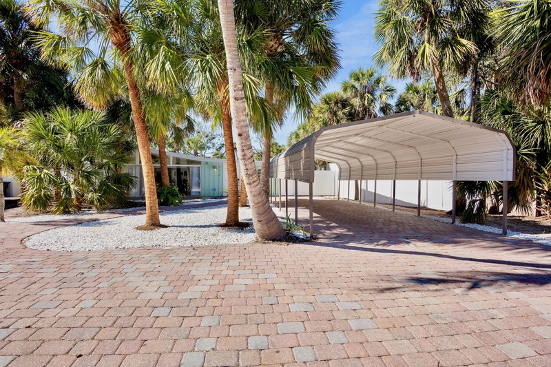 Covered parking carport