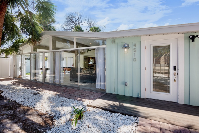 Main entrance to home