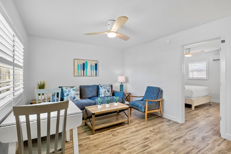 Living Area - Queen Sleeper Sofa