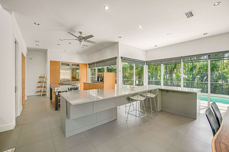 Large Kitchen Island with Seating