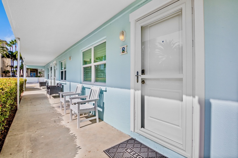 Welcoming main entrance