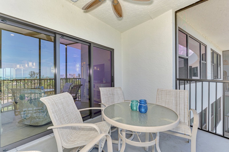 Private outdoor seating