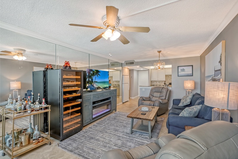 Living Area with Sleeper sofa