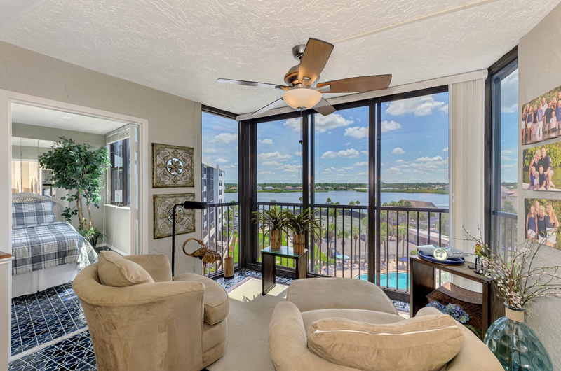 Seating with Waterfront View