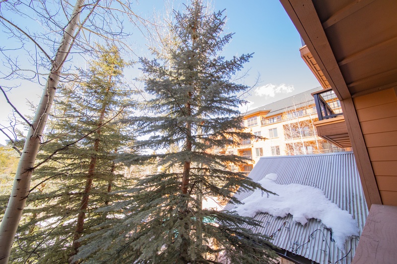 Private balcony views #winter
