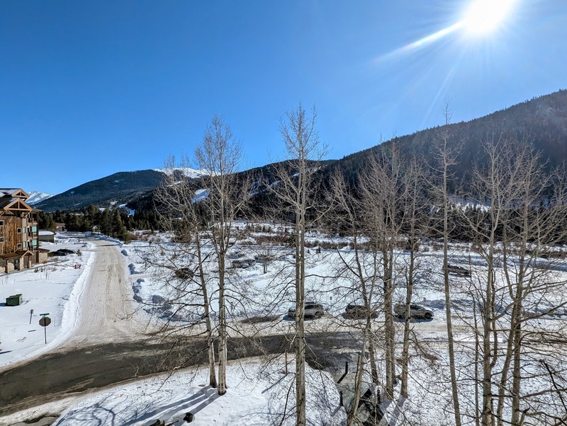 Unobstructed mountain views! #winter