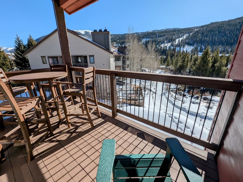 Private balcony #winter