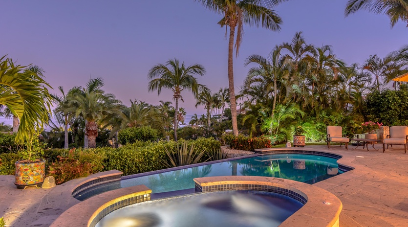 Pool and Jacuzzi