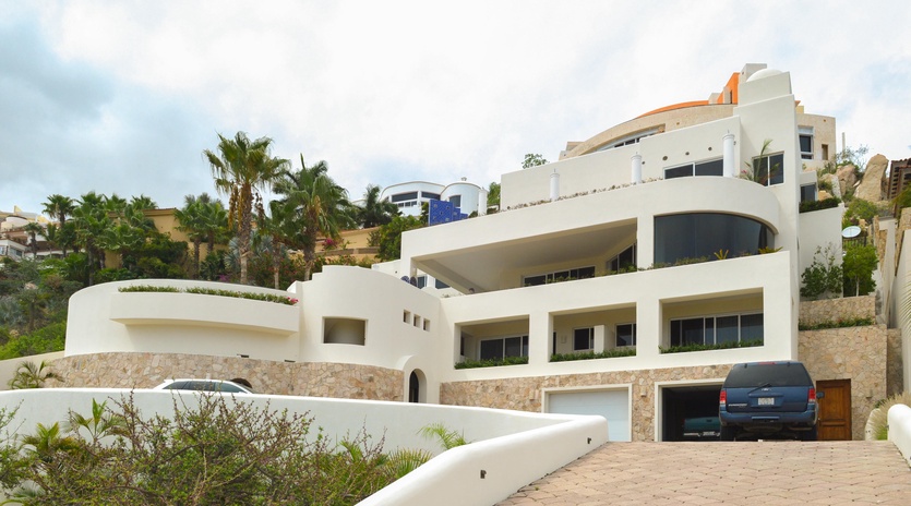 Exterior view of villa