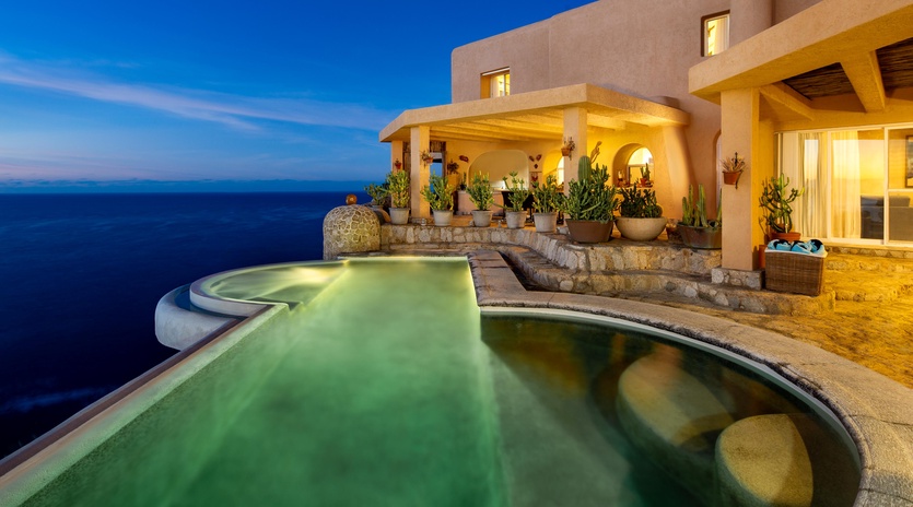 Oceanfront pool view