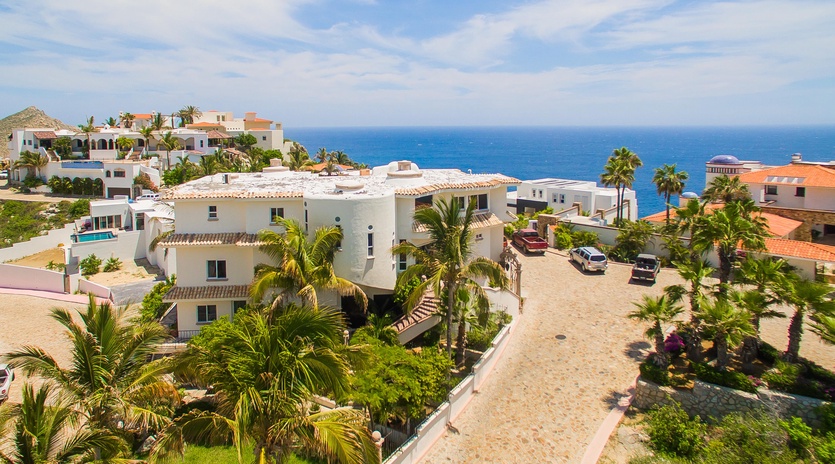 Side villa view