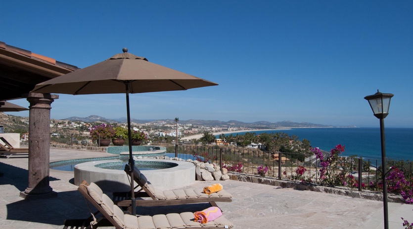 Lounge poolside with incredible views