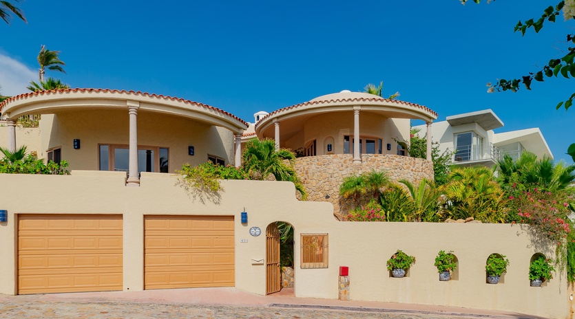 Exterior of villa