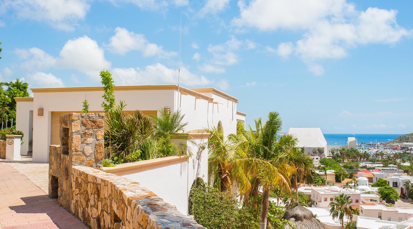 Exterior view of villa