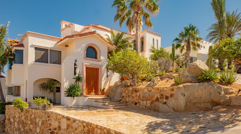 Exterior of villa