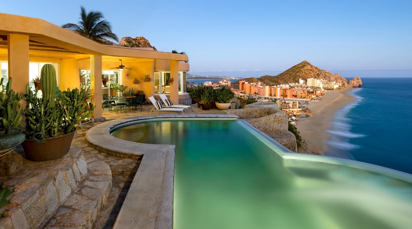 Pool view of Lands End