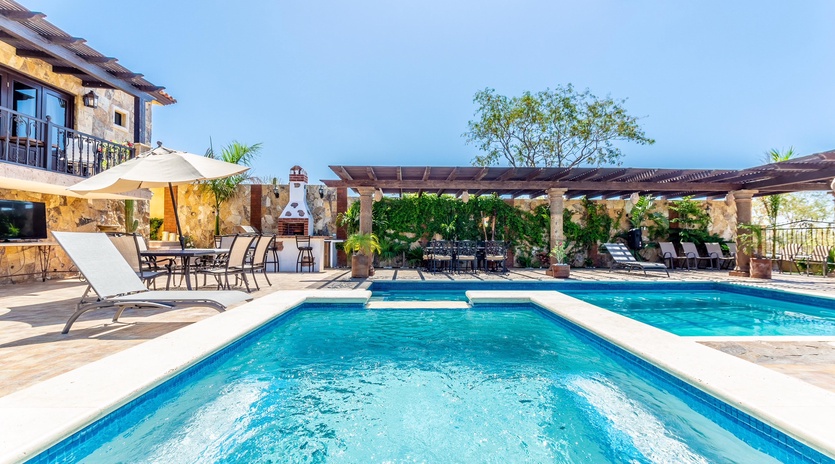 Pool and Jacuzzi patio