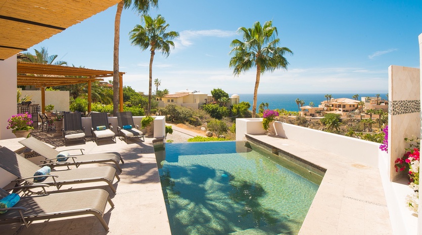 Pool deck view