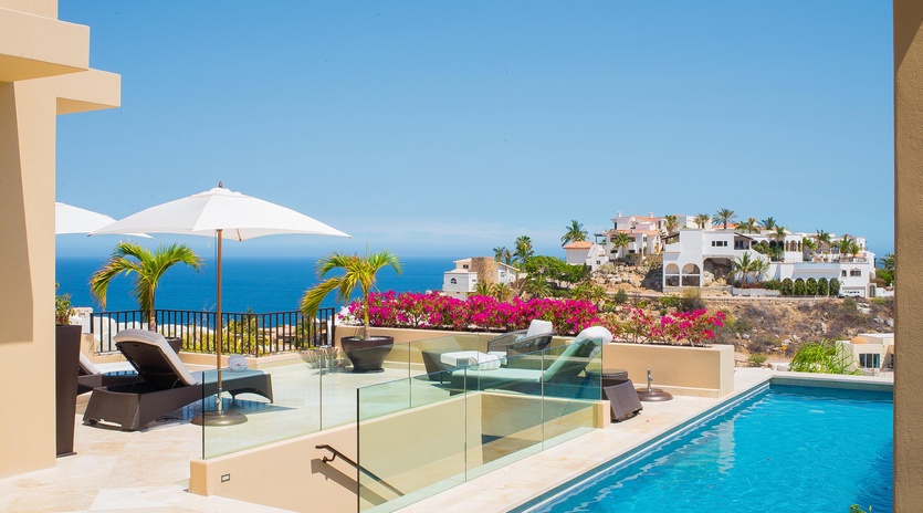 Patio with ocean view