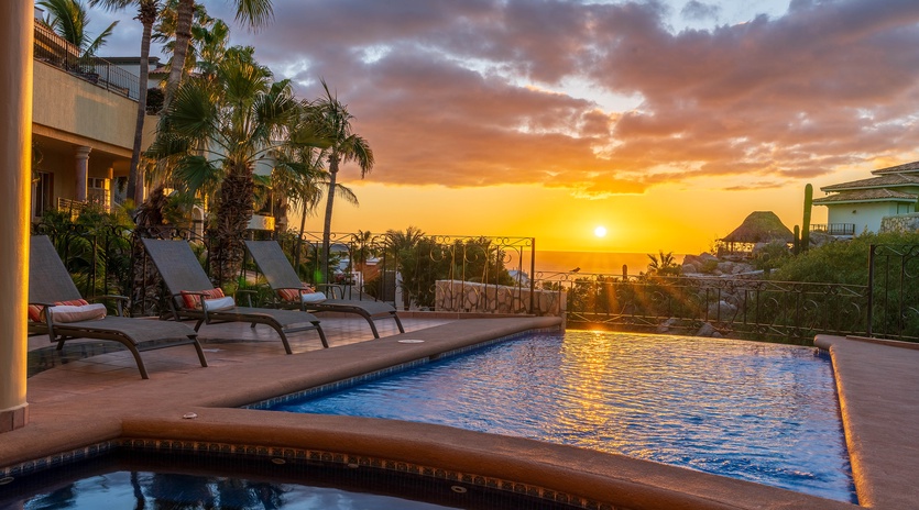 Fantastic patio with an ocean view