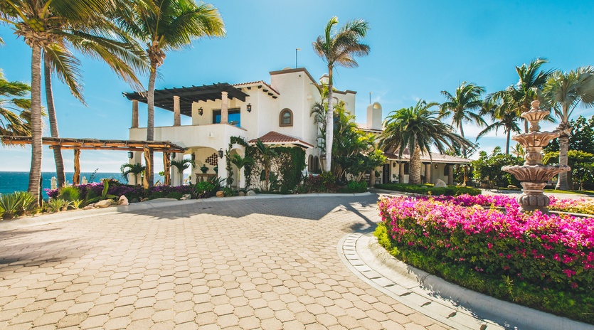 Exterior of villa
