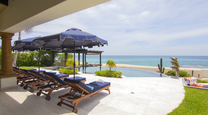 Beachfront view