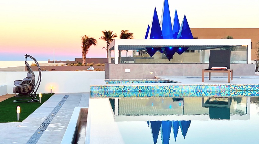 Gorgeous poolside with ocean view