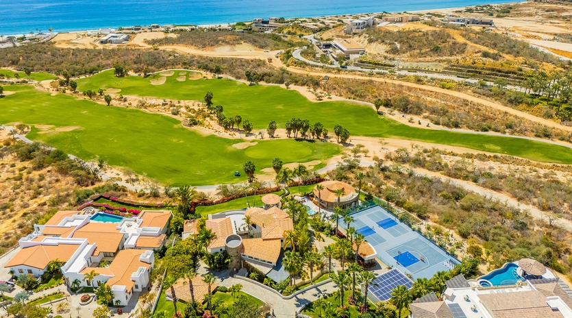 Casa Kokomo and Casa Primavera - aerial view