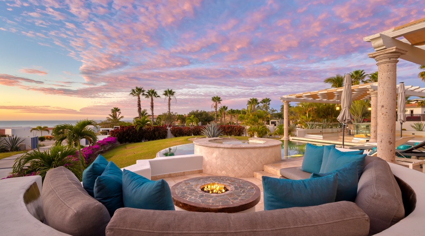 Fire pit with gorgeous views