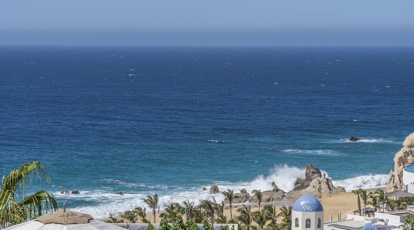 Ocean views from villa