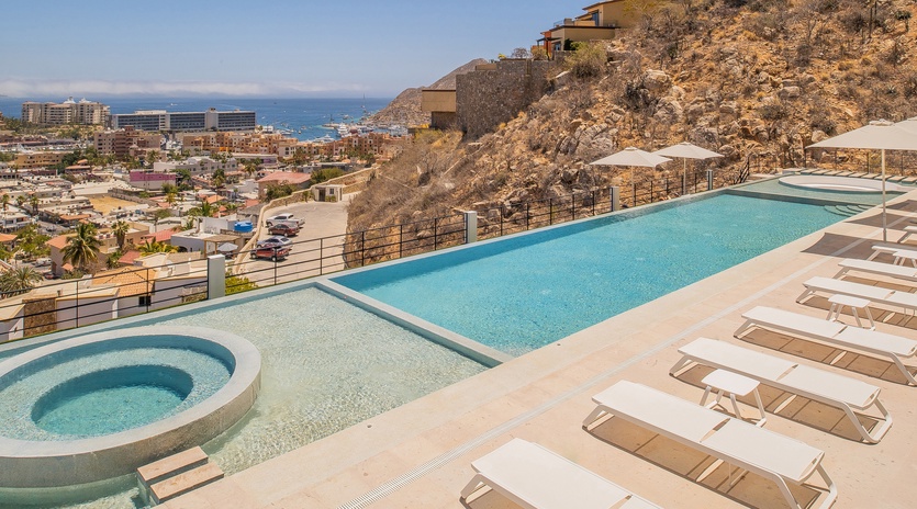 Infinity pool with gorgeous ocean view