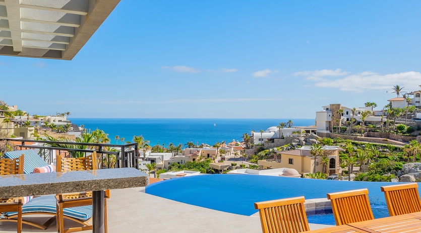 Patio with incredible ocean view