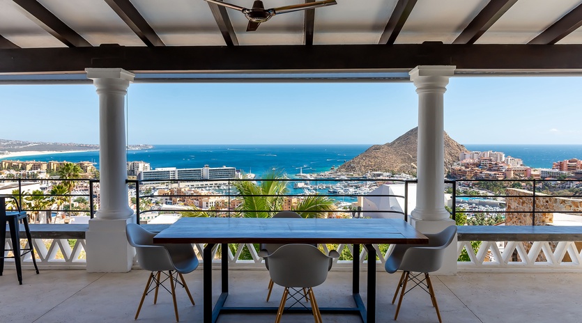 Terrace with patio dining