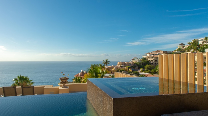 Breathtaking view from the swimming pool terrace at Villa Gran Vista