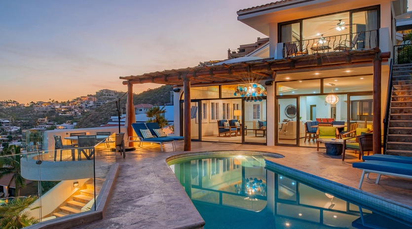 Pool view of exterior