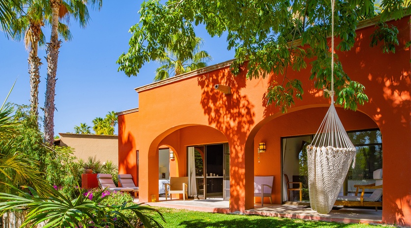 Exterior view of villa