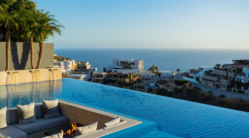 Gorgeous poolside with ocean views