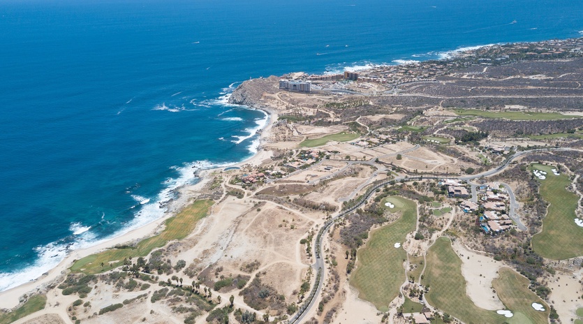 Aerial views of Sea of Cortez