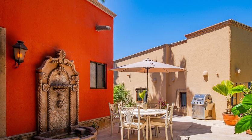 Sunny patio